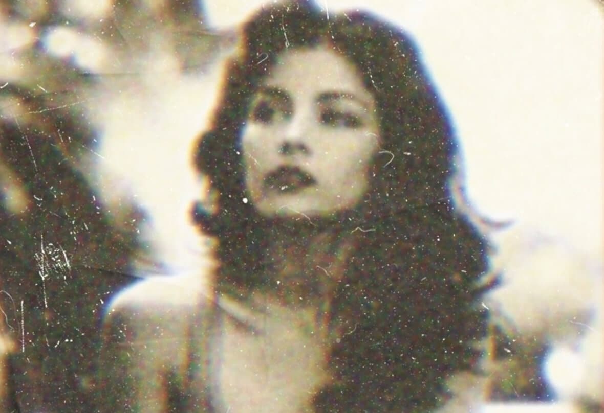 Original restored vintage portrait